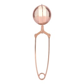 Infusor de Te Bola, Colador de Te para Taza, Malla de Filtro de Acero Inoxidable, Infusor de Té para Taza Preparar Té de Hojas Sueltas y Especias para Triturar(Oro Rosa)