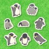 Seal-do Made in Japan Banana Paper Flake Stickers Emperor Penguin