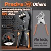 Preciva Eyelet pliers set, 300 pieces eyelet press, self-locking for