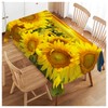 Walmsco Tablecloth Yellow Sunflower Sunset Decor For Dining Room Kitchen