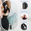 Beautyflier First Aid Bandage Holder Keychain, Portable PU Case for