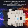 AC Contactor High Performance Coil 4NO 4NC 3 Pole Industrial