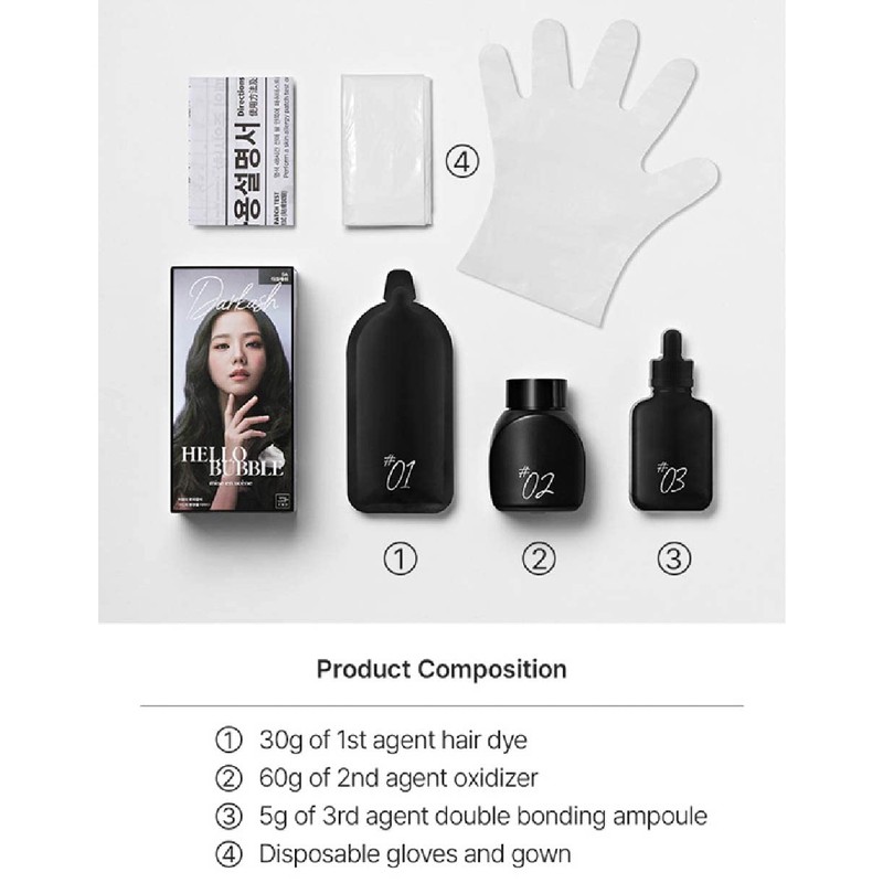 Mise En Scene All New Hello Bubble Foam Hair Colour