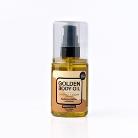 LET'S COCO | Golden Body Oil - Reafirma, hidrata e ilumina, Skin Let's Coco - Aceite de Jojoba y Sándalo Para Uso en Todo el Cuerpo, Hidrata y tonifica tu piel - Contenido Neto 100 ml - Ideal para viaje
