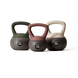 WeGym Soft Kettlebells with Cushioned Impact-Resistant Base and Anti-Slip, Wide-Grip Handle for Home Workouts, Weightlifting, and Full Body Strength Training