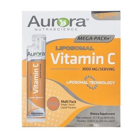SellerHub Aurora Mega Pack Plus Liposomal Vitamin C 20ml x 32 sachets 1 Box HISM (S45726595) / 오로라 메가 팩 플러스 리포조말 비타민C 20ml x 32포 1박스 HISM (S45726595)
