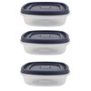 Utensilux Bundle Food Storage Containers 3 Cup Food Storage Containers