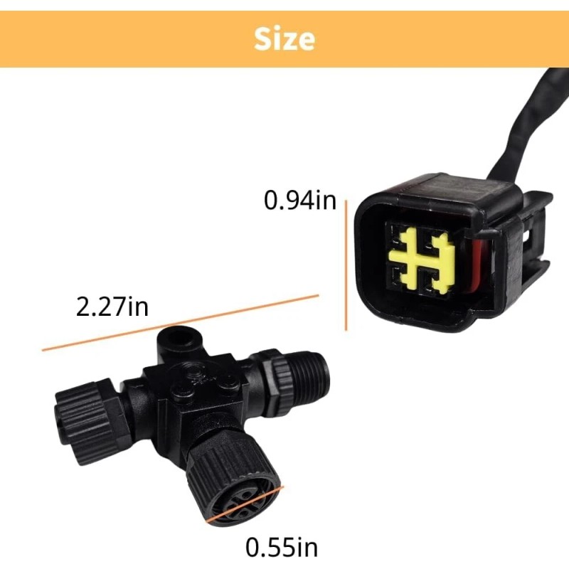 ‎NITOYO For 000-0120-37 Yamaha Engine Interface Cable NMEA 2000 T-Connector