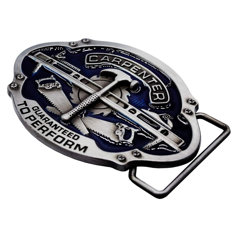 Belt Buckle Professional Worker Style Performance accessories, Carpenter Designs 2,