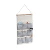 Zeller 14285 Hanging Storage Box Stripes 8 Compartments Cotton /