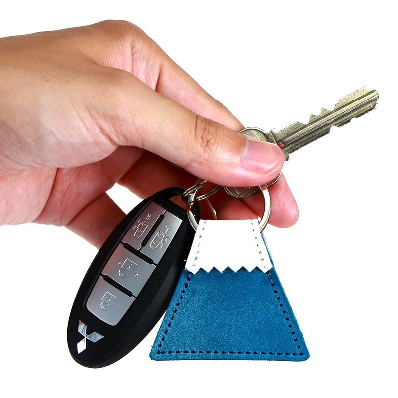 Agility affa Fuji Key Chain Genuine Leather FUJIYAMA mt.fuji Genuine