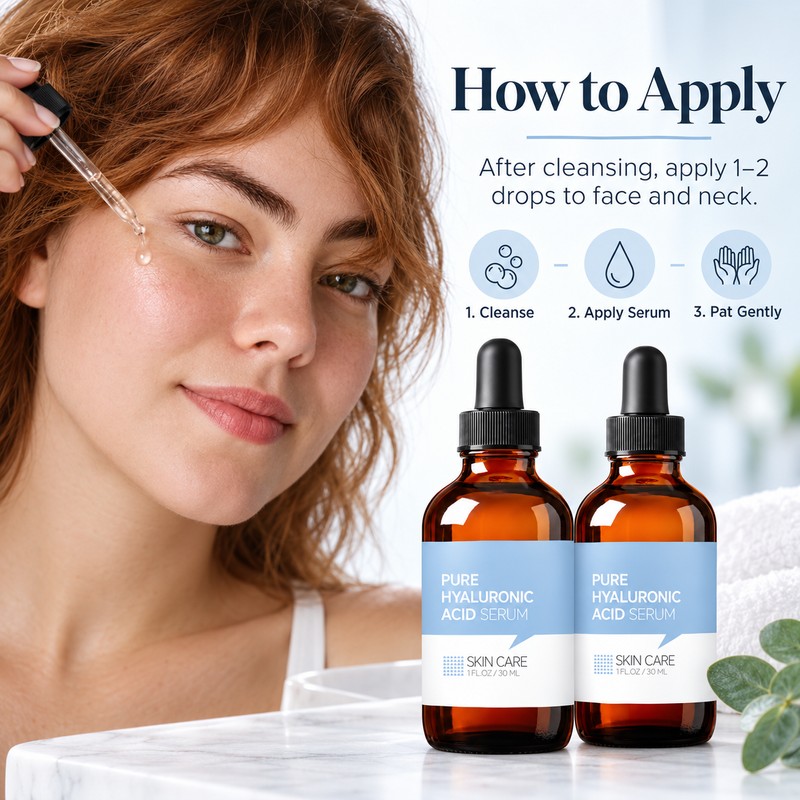 Hyaluronic Acid Face Serum for Daily Skincare – Hydrating Essence