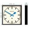 NEWGATE® Number Five Wall Clock | Square Retro Inspired Modern