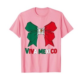 Cute Viva Mexico Toddler Girls Mexican Flag Independence Day T-Shirt