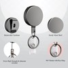 Pack of 3 Key Fob Extendable, Extendable Lanyard, Multifunctional Retractable