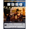 Brightever 200FT Outdoor String Lights with Remote, 2700K/4000K/5000K Selectable LED