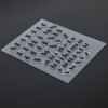 5Pcs Transparent Stamp TPR DIY Journal Scrapbooking Capital Lower Case