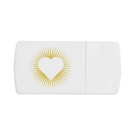 'Sunshine Heart' Pill Box with Tablet Splitter (PI00034237)
