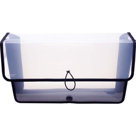 LION "EPAND-N-File Poly Expanding Wallet, Legal, 16"" x 10"" x 0.5"" (Max. Capacity 3""), Clear, 1ea. (48170-CR)"