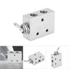 Toggle Switch Valve 2-Position 5-Way Mechanical Pneumatic Knob Switch G1/8