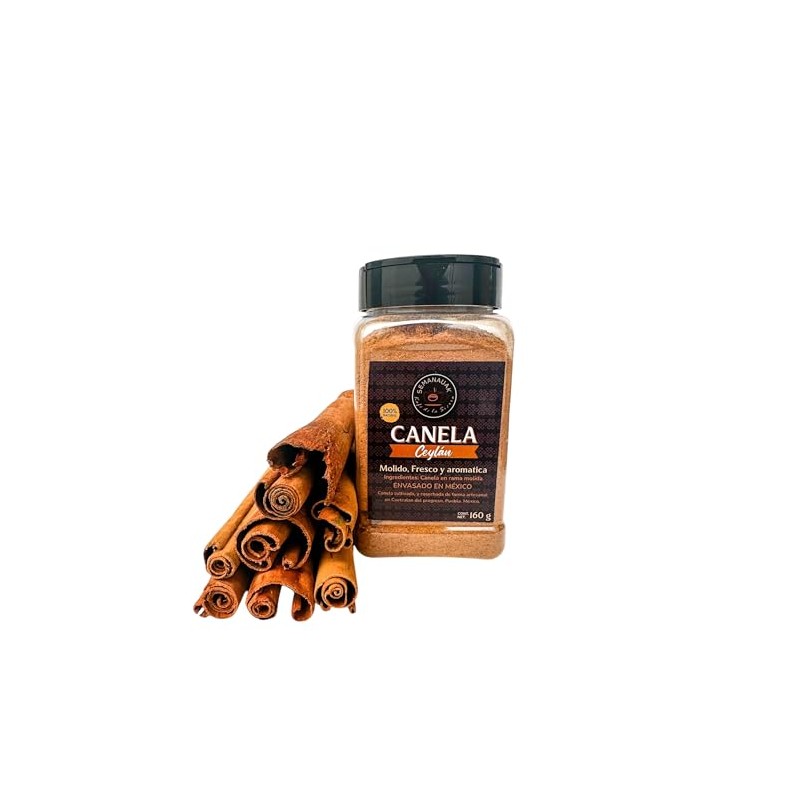 Canela molida ceylan orgánica 160 grs.