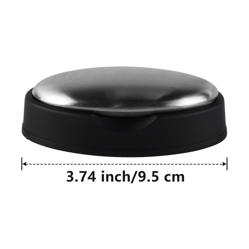 Enwye 2 Sets Of Stainless Steel Soap (with Base) Suitable