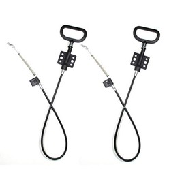 KUANYUOO Recliner Sofa and Chair Replacement D Handle Pull Type, S-Shaped (Z Tip) End, Total Length: 29inch, Exposed: 4.7inch DASS-17, 2Pcs