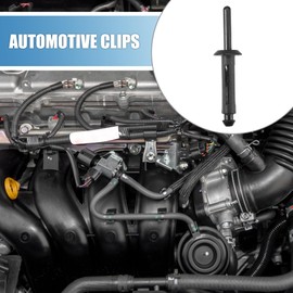 A ABSOPRO Bumper Retainer No.6506007AA Automotive Clips for Dodge Nitro 2007-2011 Plastic Black (Set of 100)