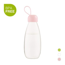 Water Bottle, Emoi 16 oz Water Bottles with Strap for Mother Girls Boys Kid Toddler Women Men Sports, Leak Proof Drinking Bottle (Pink, 16oz)