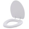 BEMIS 1250TTA 000 Commercial Heavy Duty Open Front Toilet Seat,