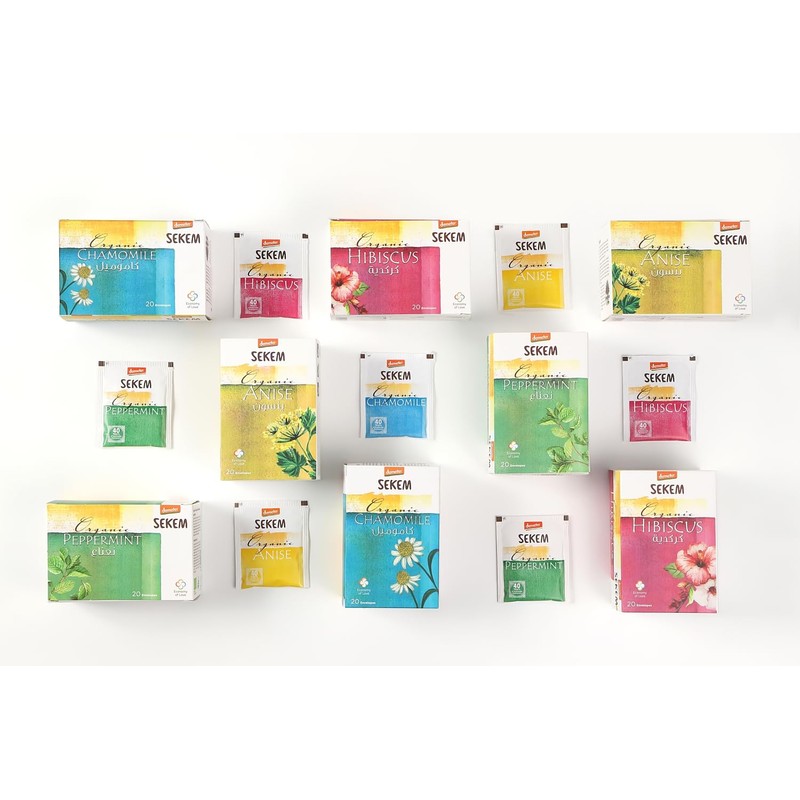 SEKEM Organic Herbal Tea Decaffeine/Decaffeinated Tea (Egypt) Organic JAS Tea