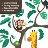 DECOWALL Jungle Trees and Animals Wall Sticker Decor Kindergarten Nursery