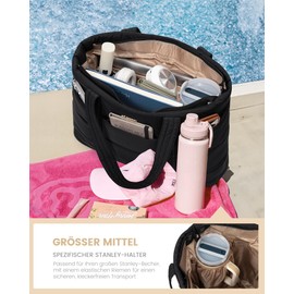 LOVEVOOK Women's Shopper Bag, black