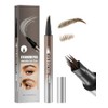 Erinde Lpiz Lquido para Cejas, Resistente al Agua, 201light Brown