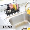 CAPASTEC Sink Organiser, Kitchen Organiser with Self-Draining Drip Tray for