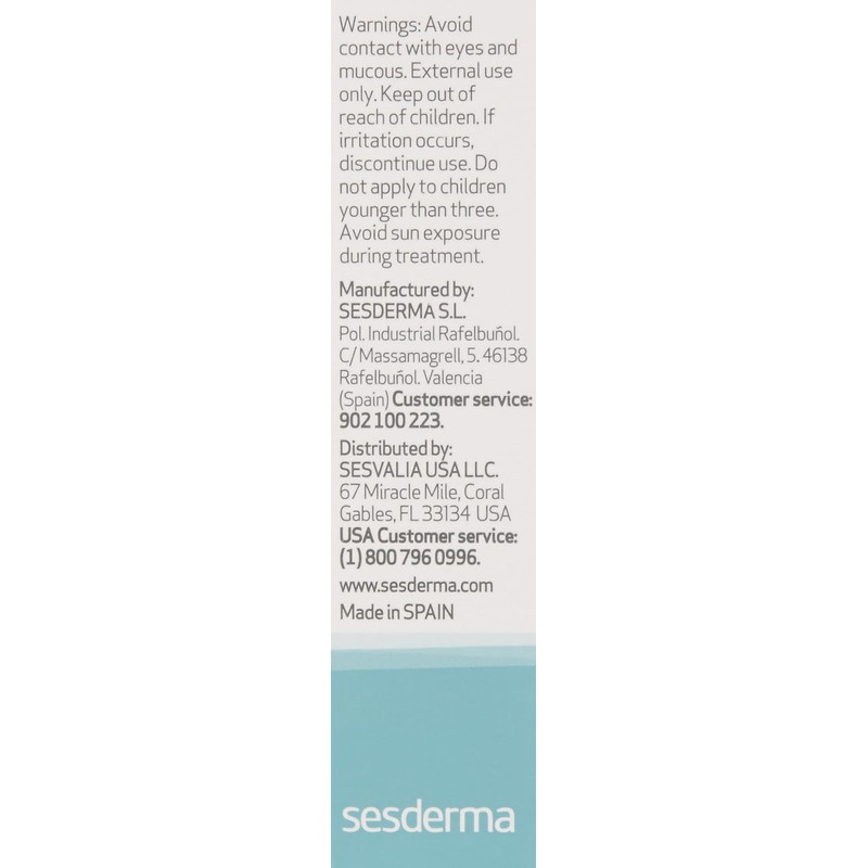 Sesderma SALISES - Gel focal, 0.5 onzas líquidas