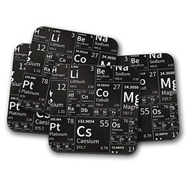4 Set - Periodic Table Coaster - Science Chemistry Student Teacher #14467