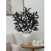 DILATATA 32 inch Black Artificial Eucalyptus Spray Fall Eucalyptus Leaves