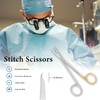 Premium Quality Suture Scissors with Extra Fine Sgarpness (13 CM)