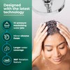Winthorpe High Pressure Rain Shower Head with Widespread Coverage, Easy