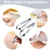 Fish Bone Tweezers,2 PCS Professional Stainless Steel Fish Tweezers and