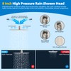 Hibbent All Metal cUPC Certified Shower Head, 8'' High Pressure