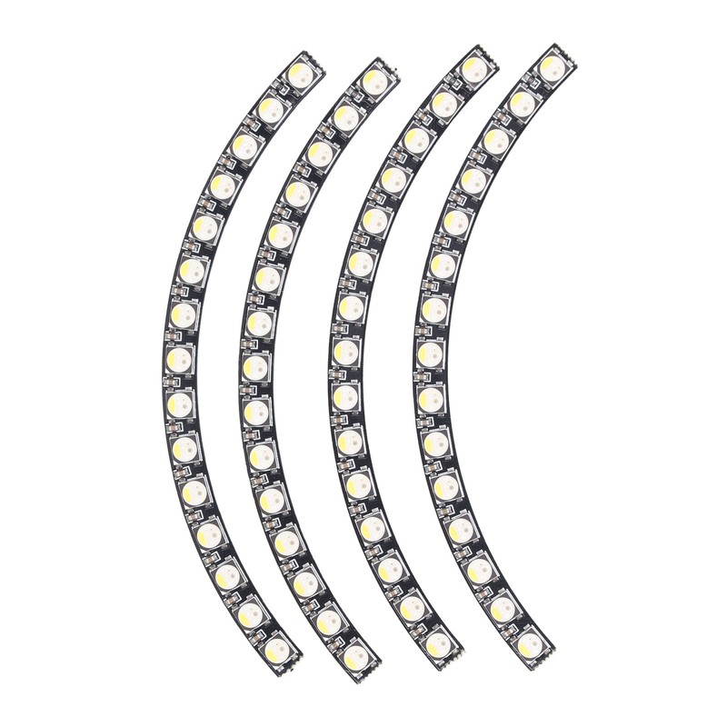60 Bits LED Ring Light Full Color Individually Addressable SK6812