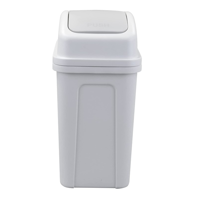 Eudokky 7 Liters Waste Bin, Swing Lid Trash Bin, Plastic