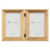 Lawrence Frames 4x6 Hinged Double Sutter Burnished Gold Picture Frame