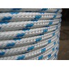 Sailboat Rigging Rope 5/16" x 100' White/Blue Double Braided Polyester