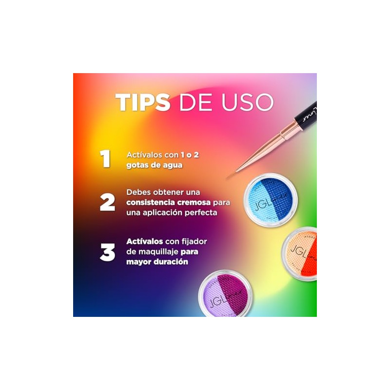 Colección 7 tonos de delineadores Split UV JGLiner