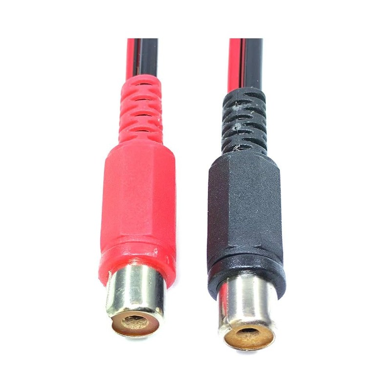 Generic 2-Pack Female to Speaker Wire Adapter Cable, 5.5-inch/14cm -