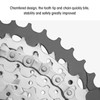 WAKE Bicycle 9 Speed Electroplated Silver Chain Mountain Road Bike
