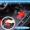 Gear Shift Knob Head Protection Cover Trim ABS 1PCS Compatible